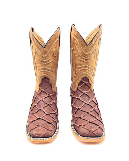 Cowboy Boot Brown Pirarucu Bass