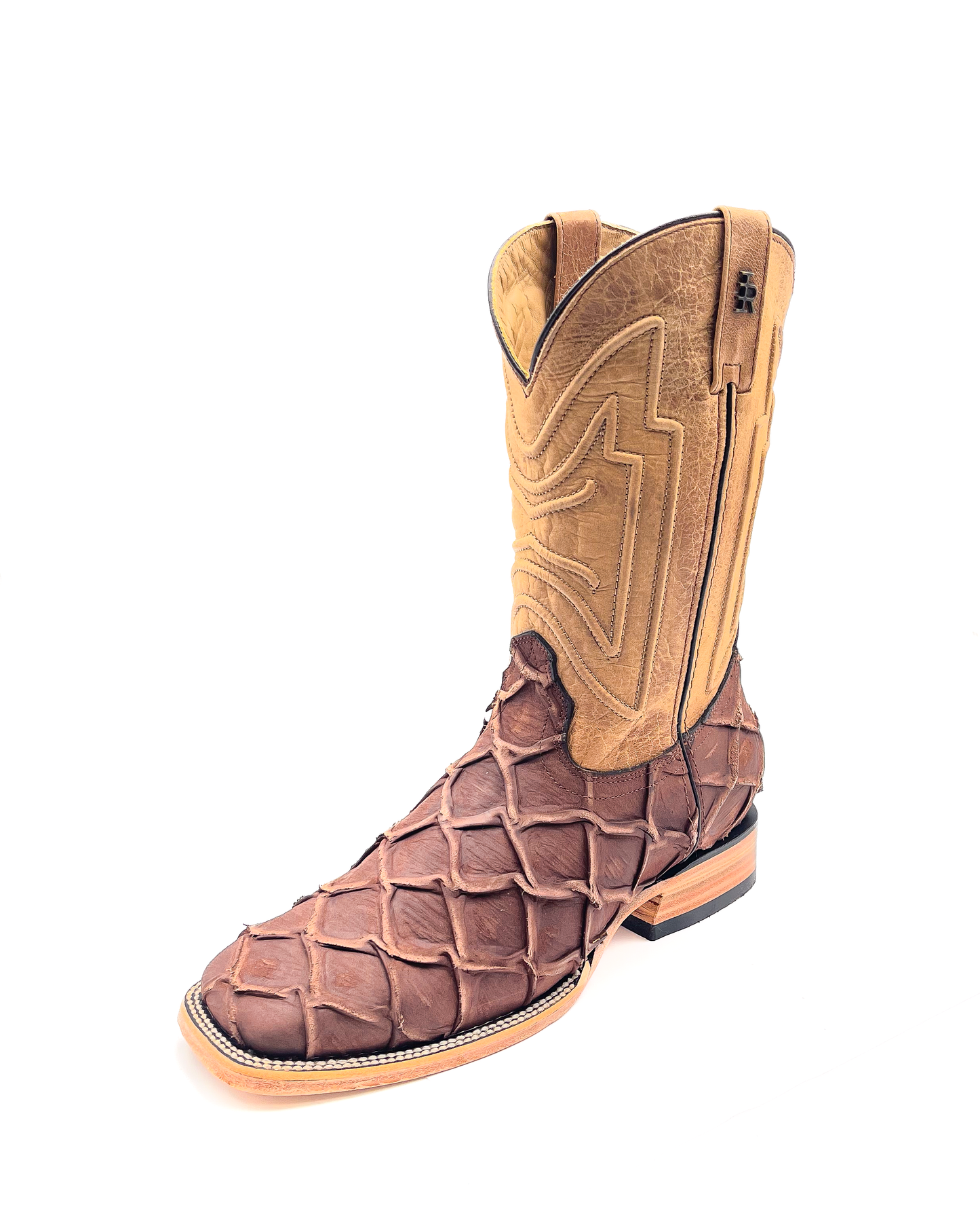 Cowboy Boot Brown Pirarucu Bass