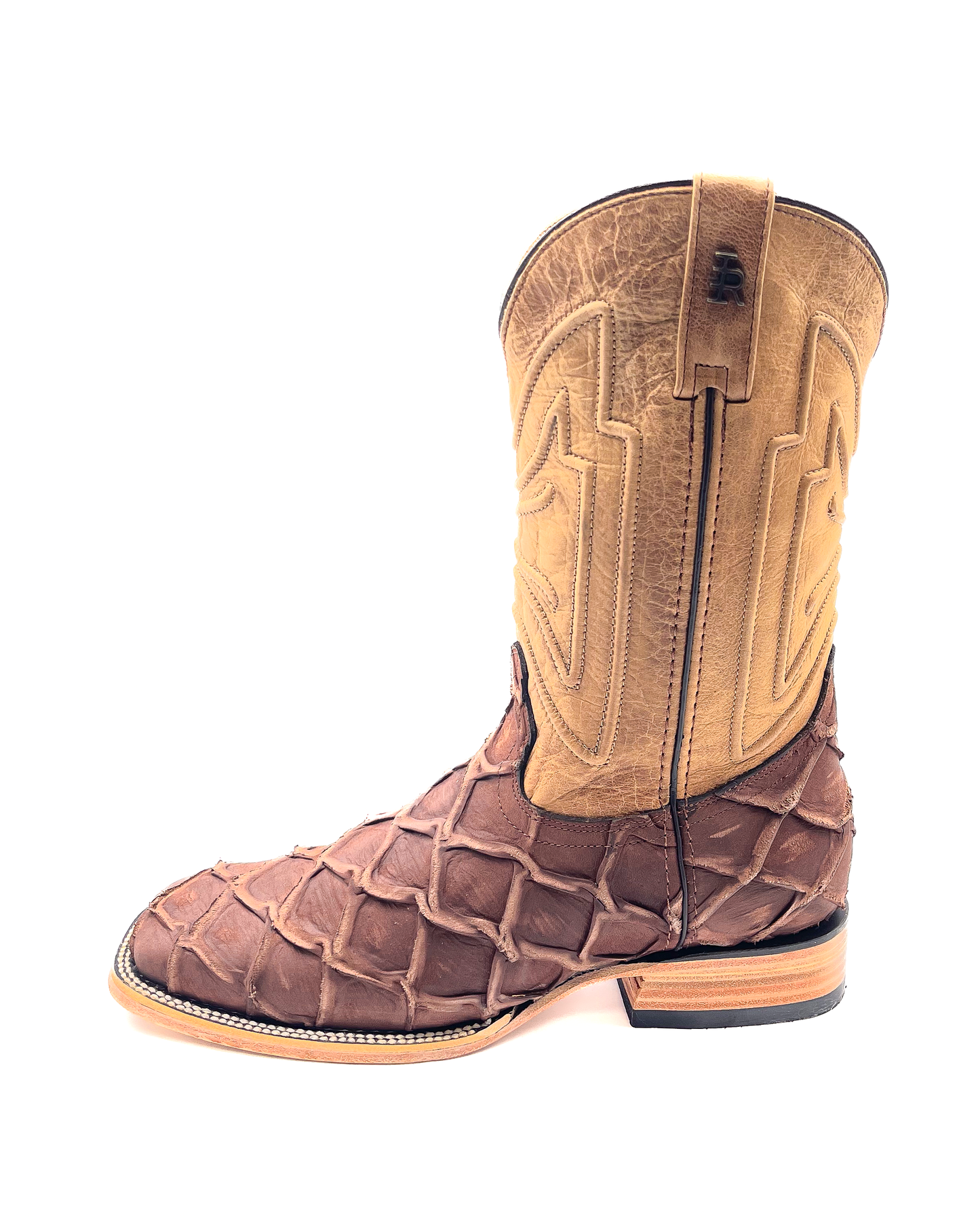 Cowboy Boot Brown Pirarucu Bass