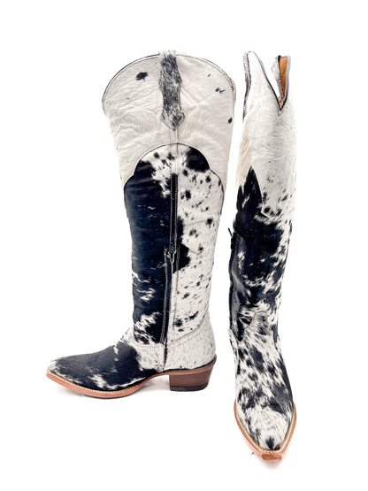 Cowboy Boot Cowhide Tall Snip