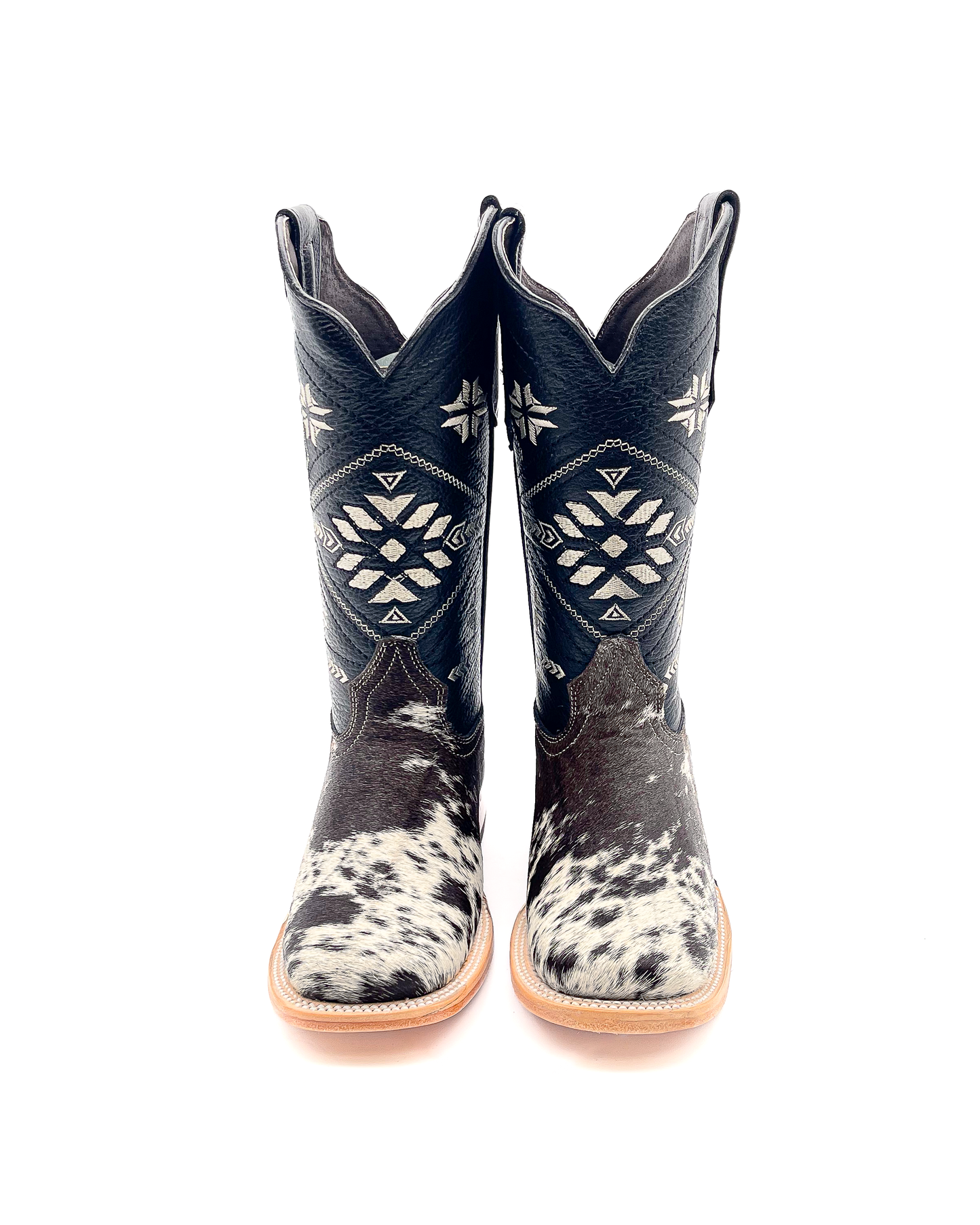 Women’s Cowhide Black Cowboy Boot