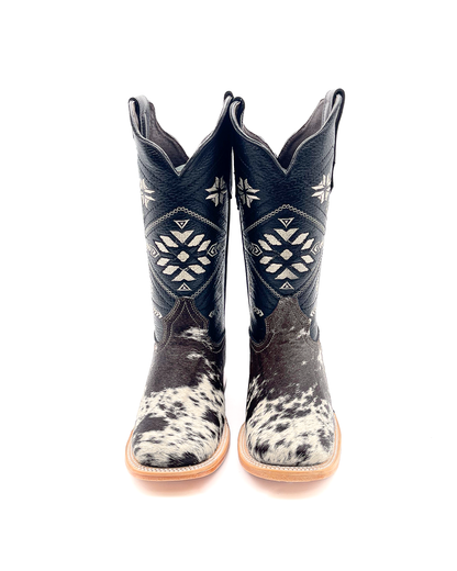 Women’s Cowhide Black Cowboy Boot