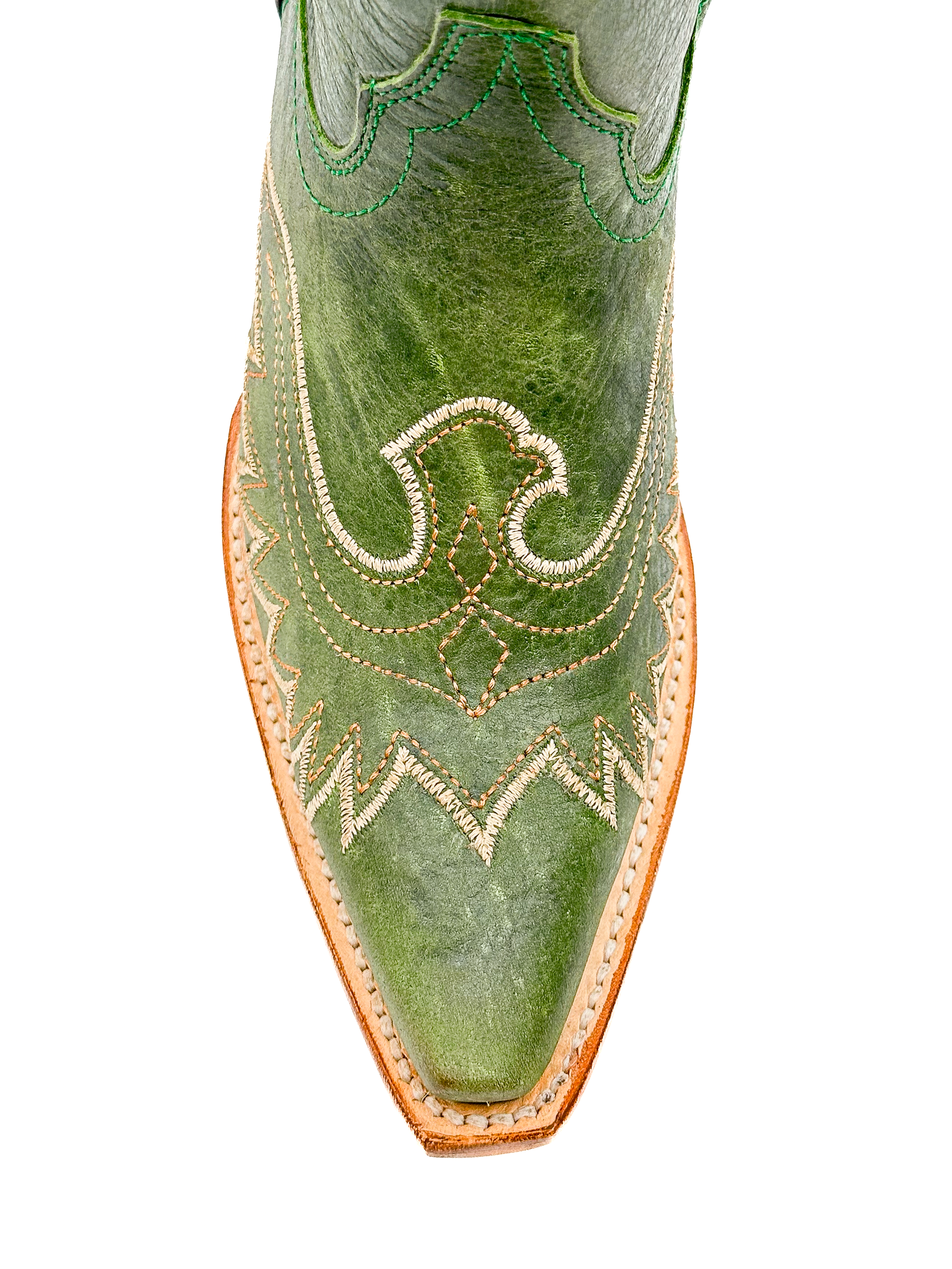 Cowboy Boot Rustic Green
