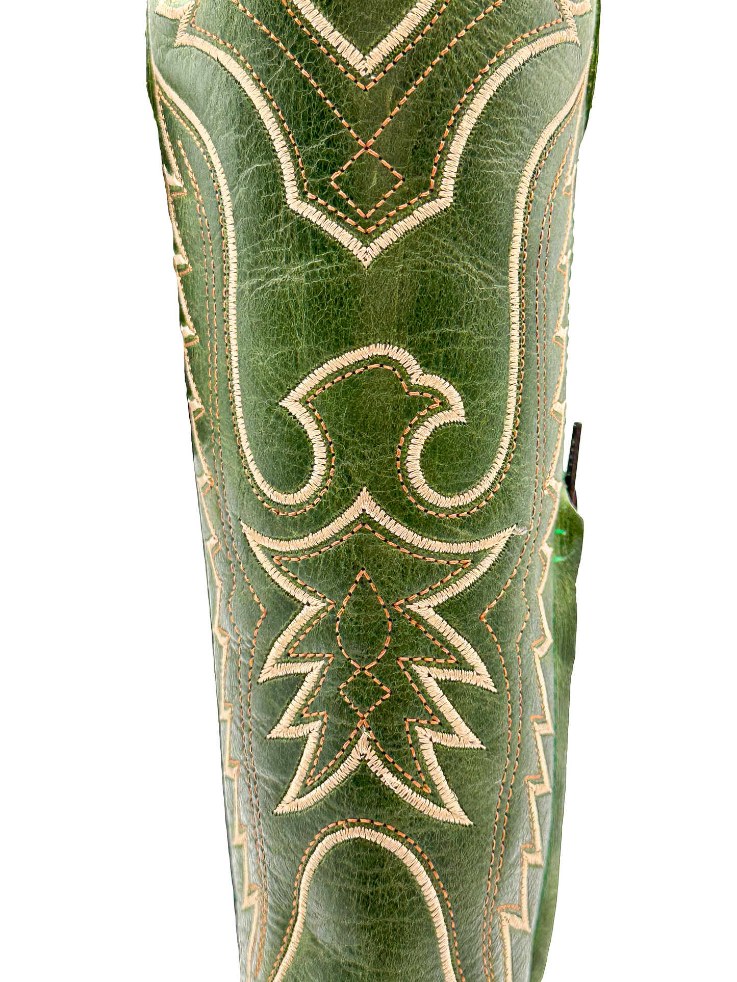 Cowboy Boot Rustic Green