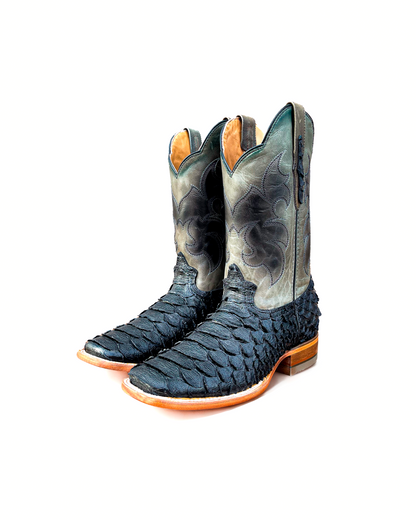 Cowboy Boot Python Black