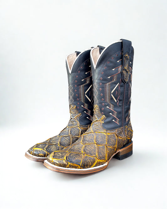 "HONEY" BASS | MEN SQUARE TOE WESTERN COWBOY BOOTS