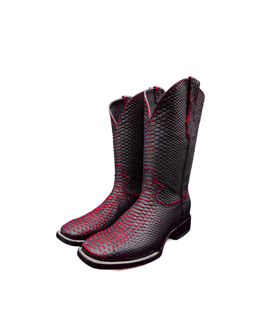 Cowboy Boot Red Full Python