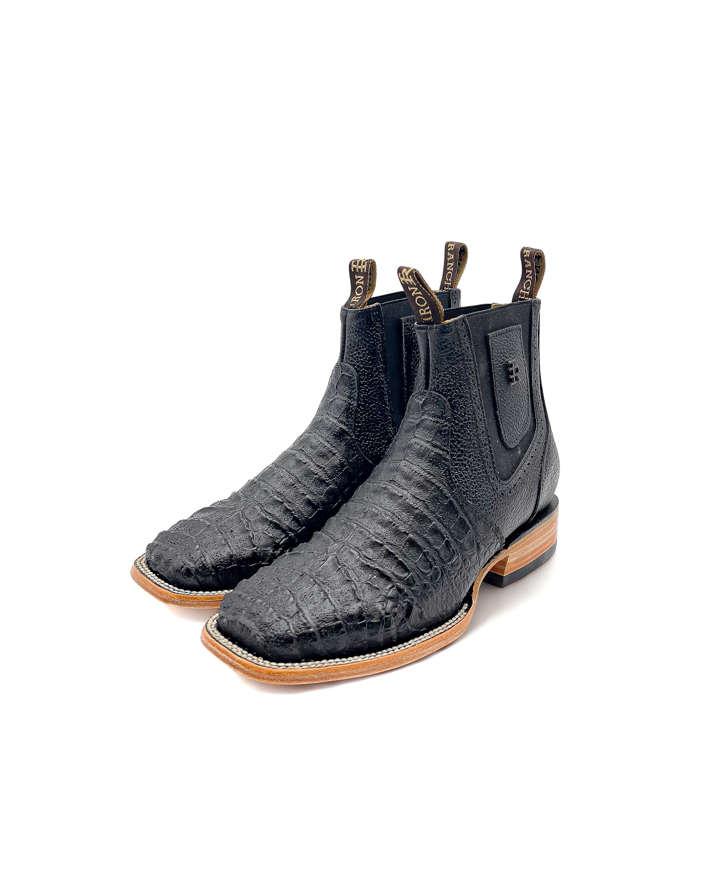 Ankle Boot Caiman Black