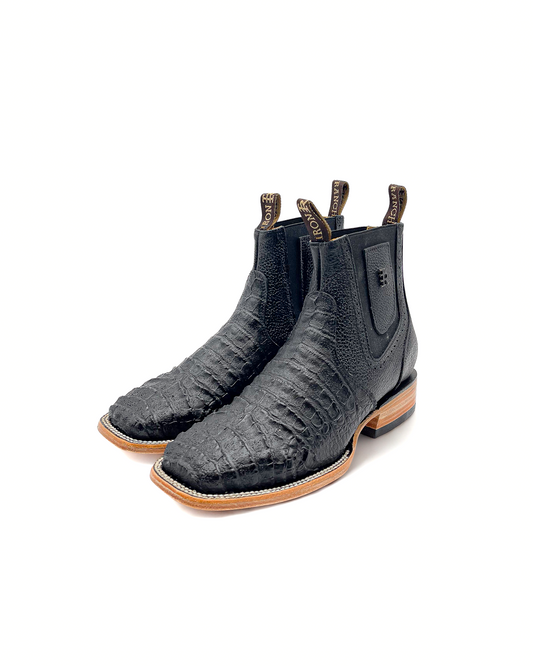 Ankle Boot Caiman Black