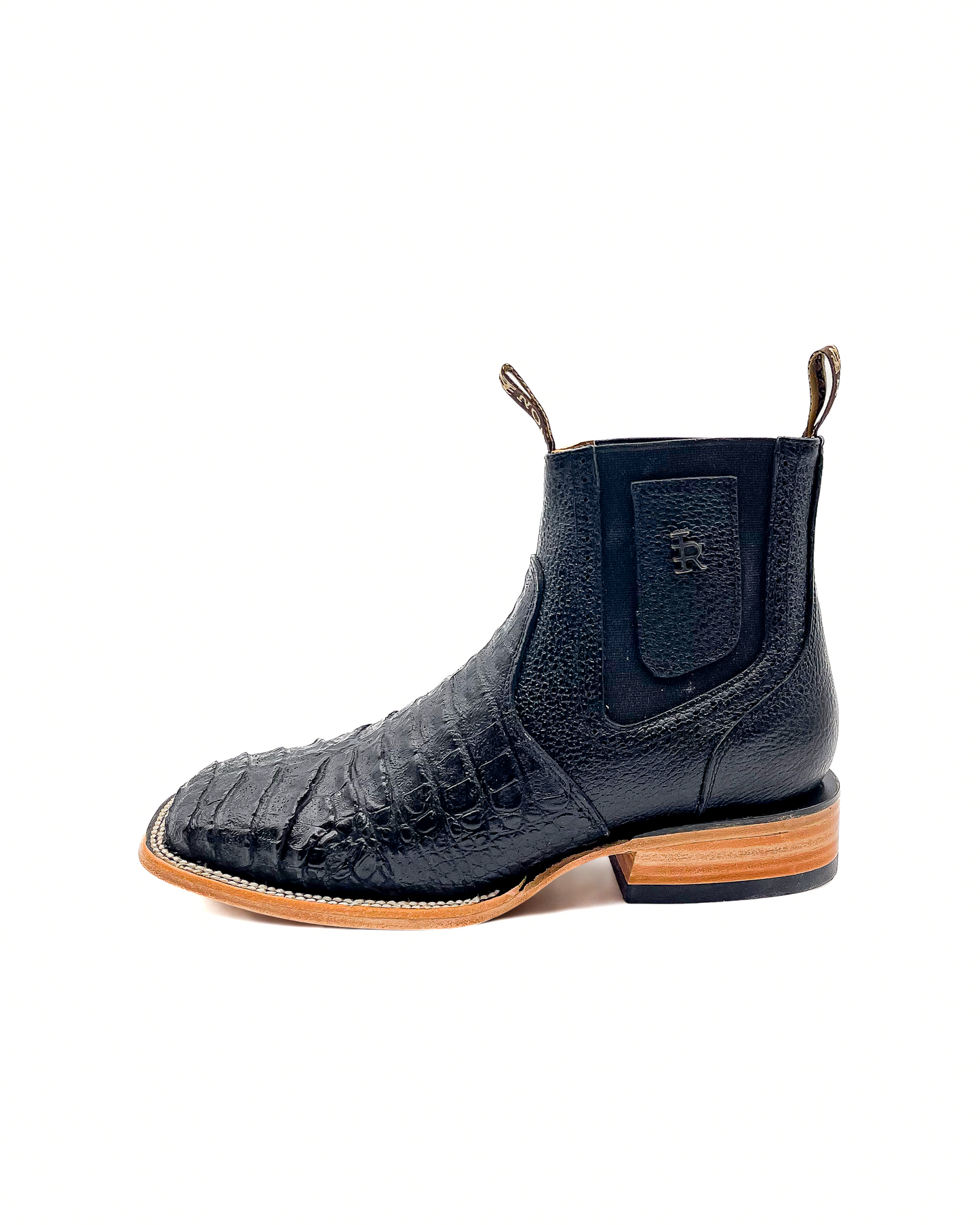 Ankle Boot Caiman Black