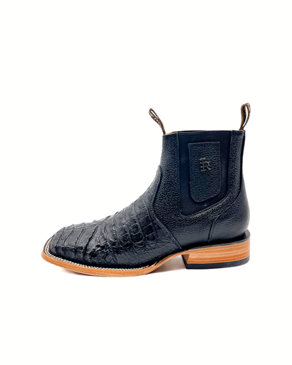Ankle Boot Caiman Black