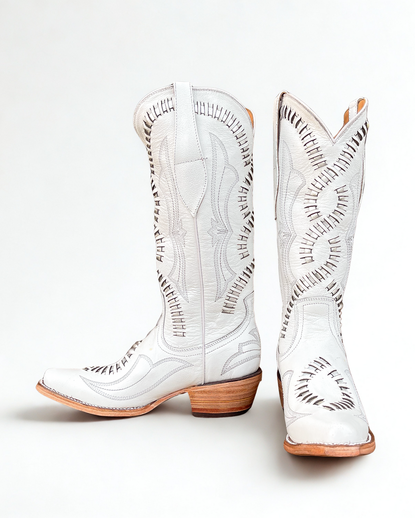 Cowboy Boot Oslo White