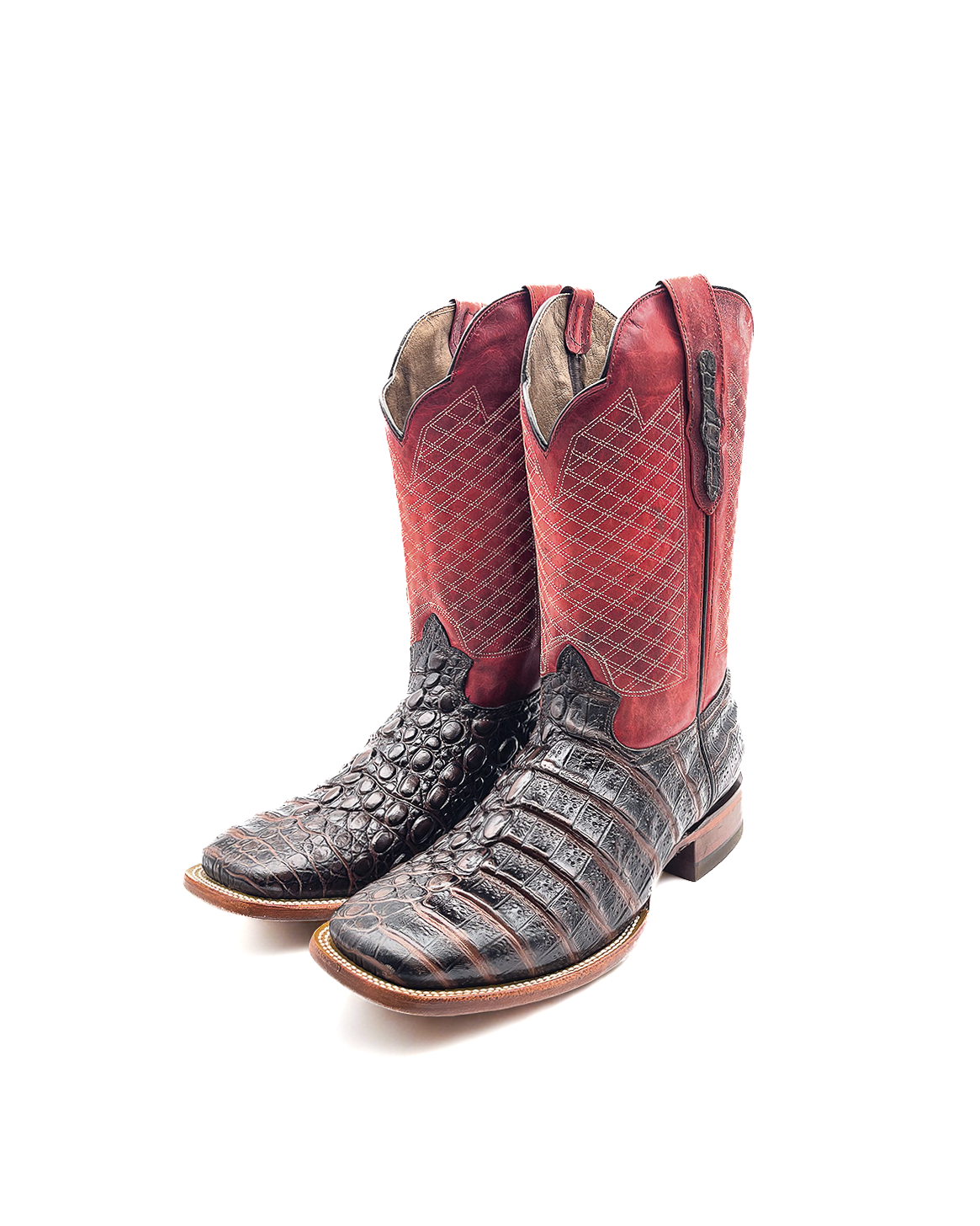Cowboy Boot Red Caiman