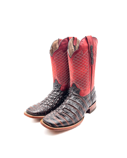 Cowboy Boot Red Caiman