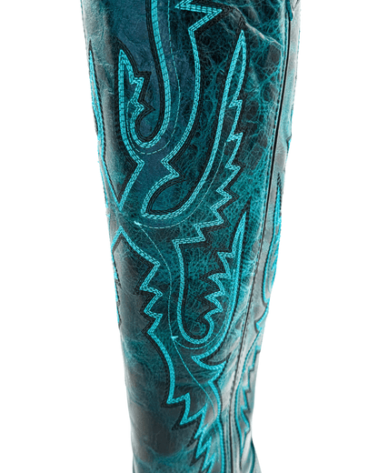Cowboy Boot Scarlett Tall Turquoise