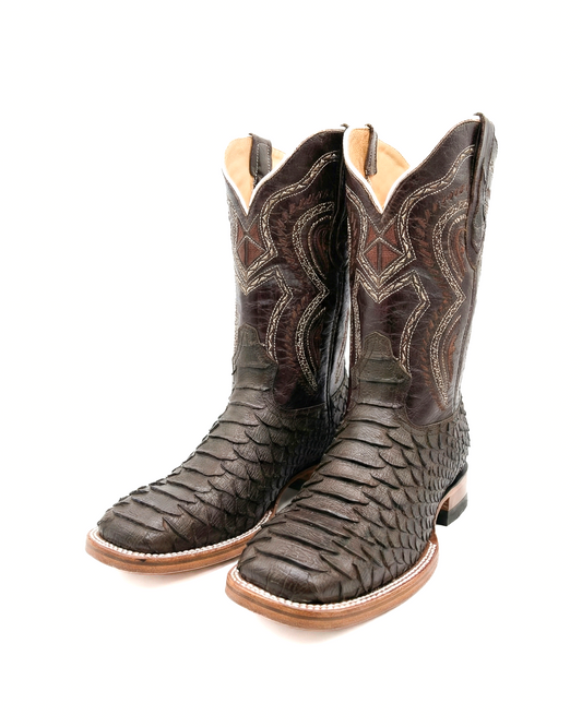 Cowboy Boot Brown Python