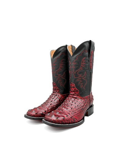 Cowboy Boot Red Nile Caiman