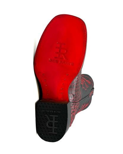 Cowboy Boot Red Nile Caiman