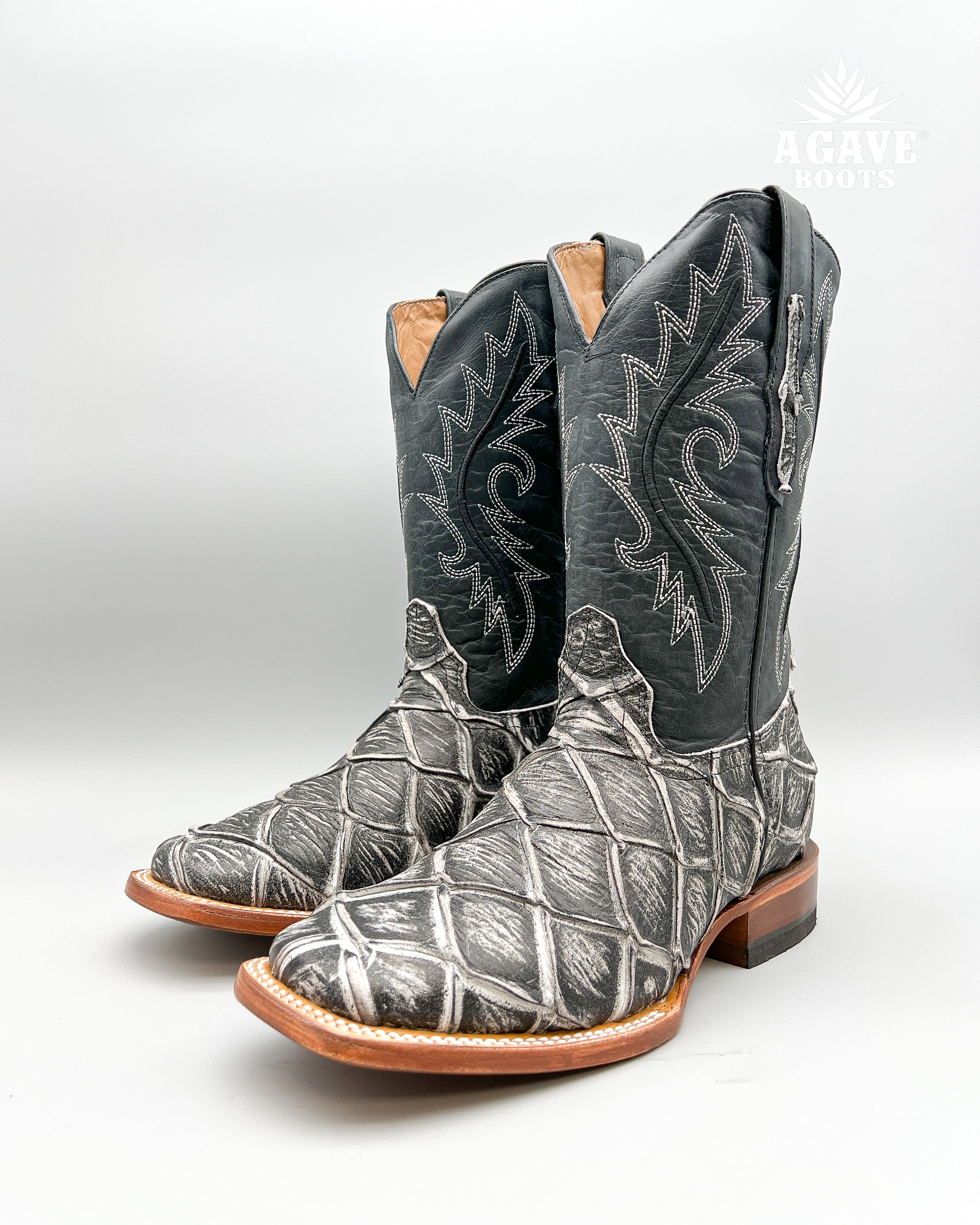 Cowboy Boot Grey Fish Bass – Agave Boots