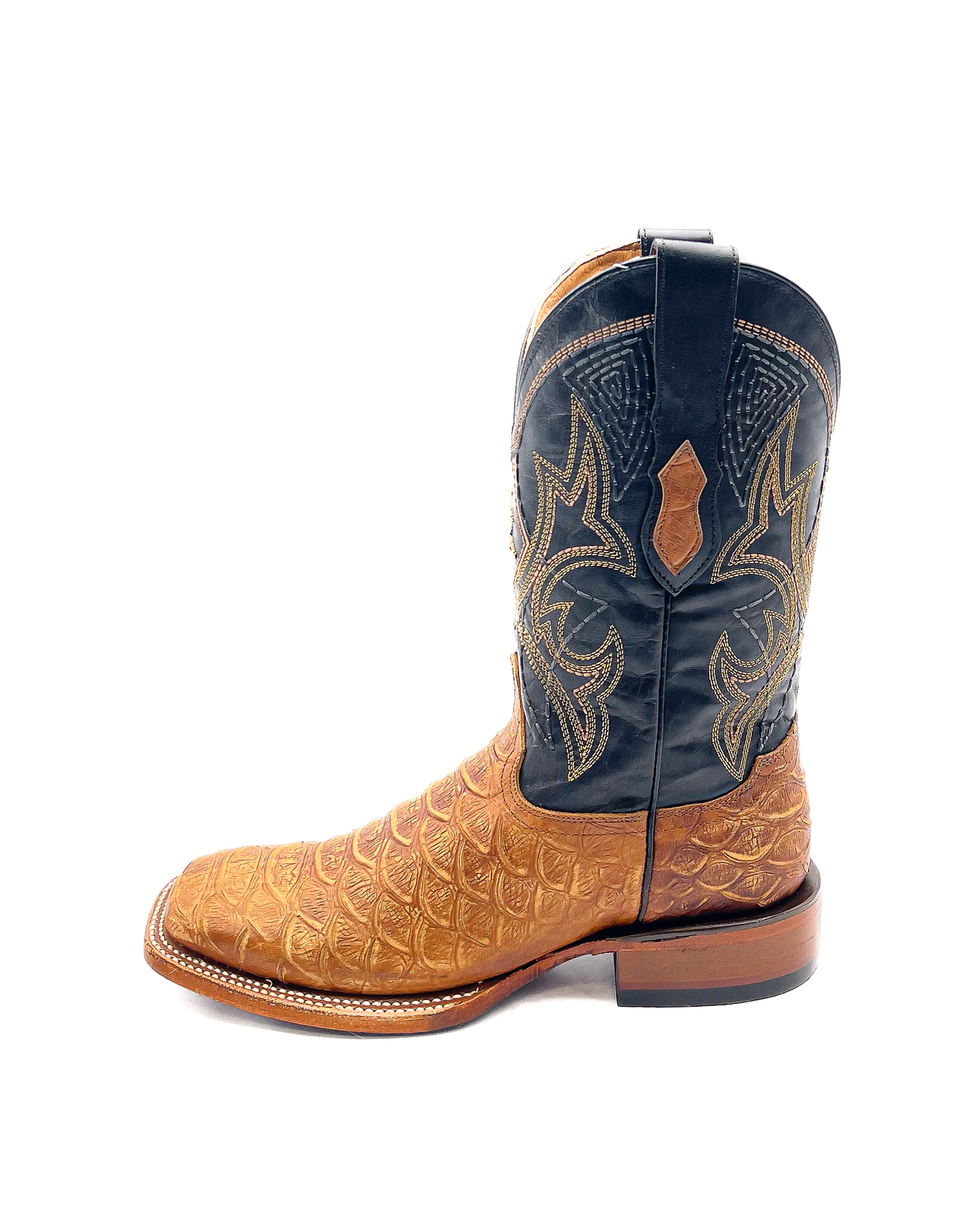 Cowboy Boot Light Brown Phyton