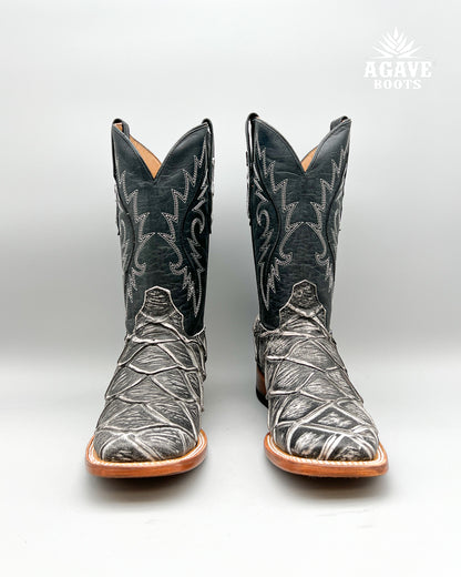 Cowboy Boot Grey Fish Bass