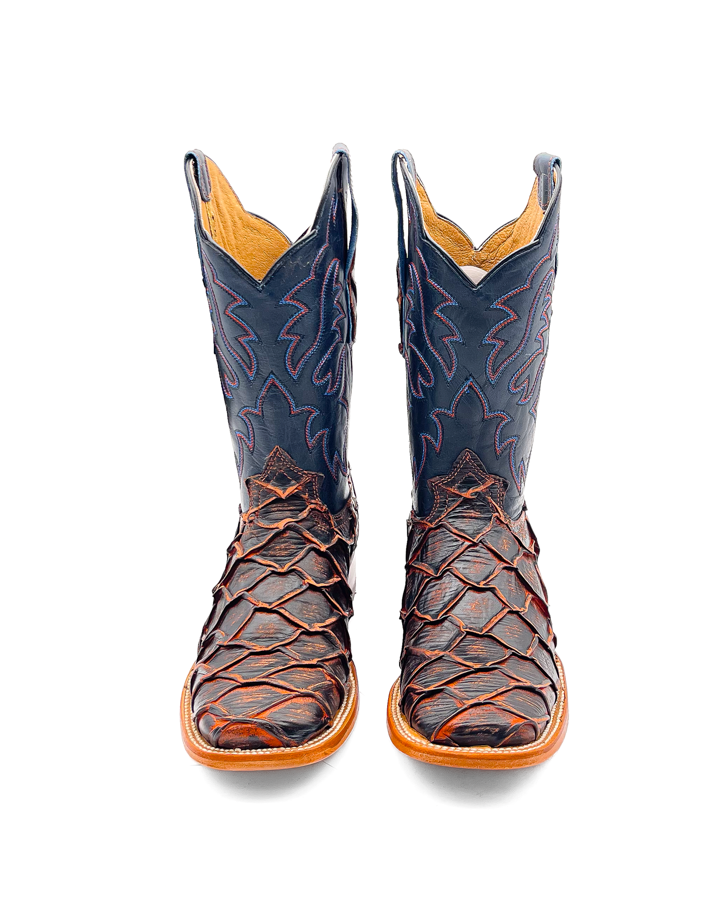 Cowboy Boot Rustic Cognac Bass