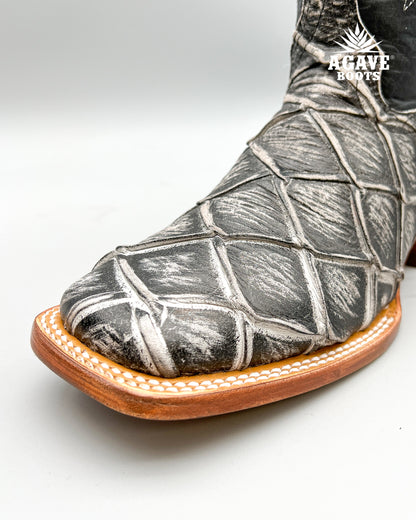 Cowboy Boot Grey Fish Bass