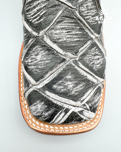 Cowboy Boot Grey Fish Bass