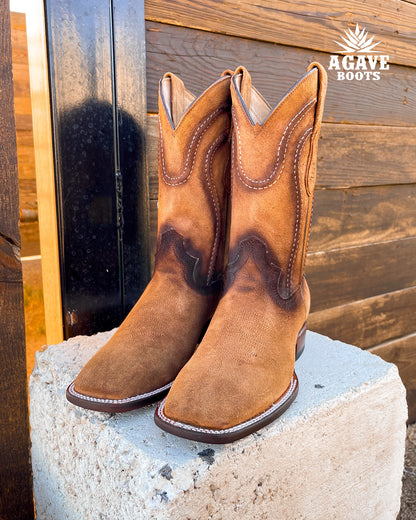 Cowboy Boot Travertino Rougth Out