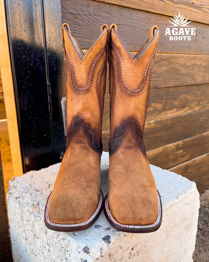 Cowboy Boot Travertino Rougth Out