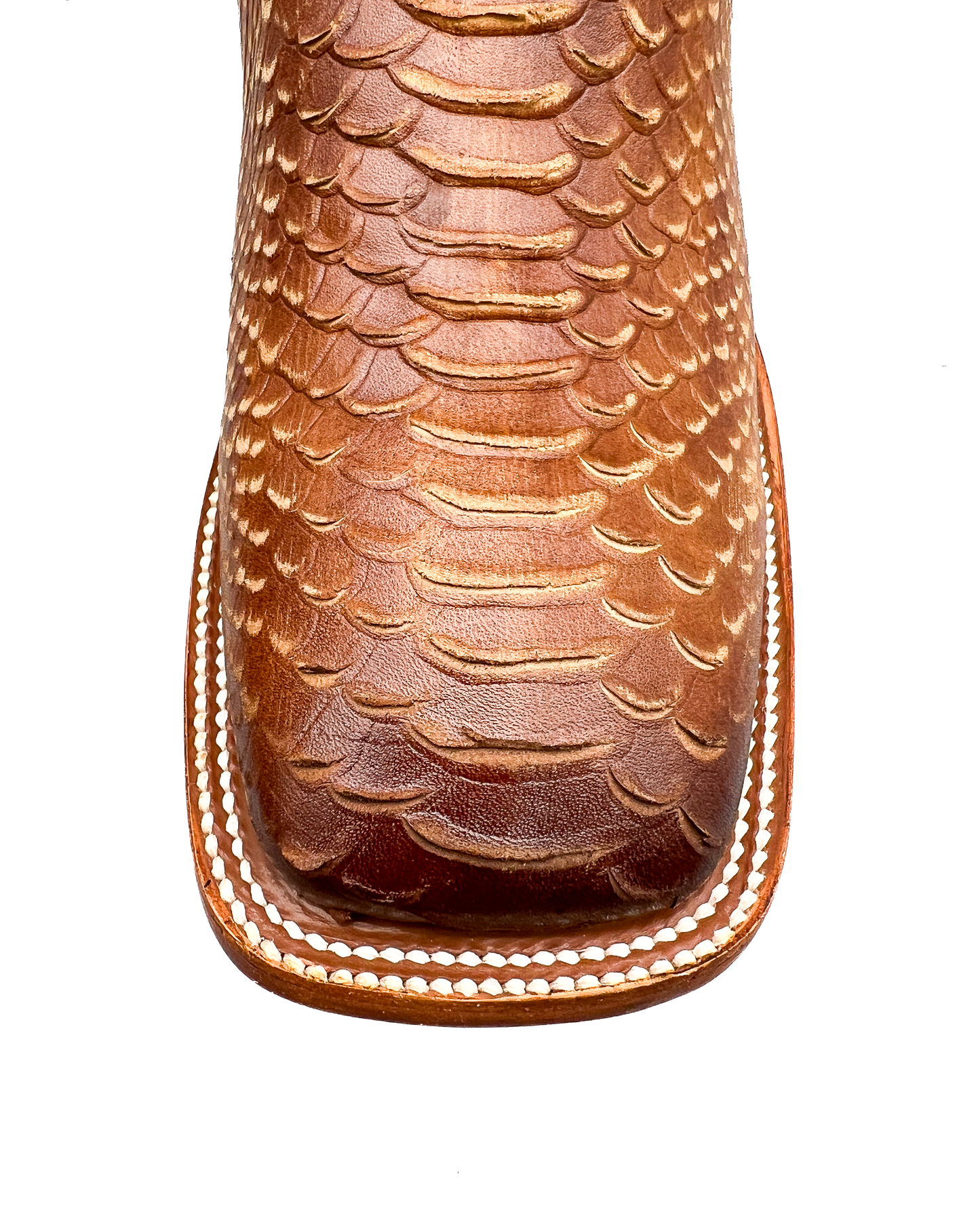 Cowboy Boot Light Brown Python
