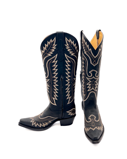 Cowboy Boot Tall Black
