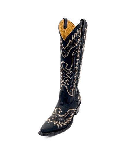 Cowboy Boot Tall Black