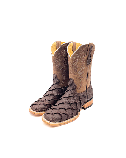 Cowboy Boot Brown Pirarucu Bass