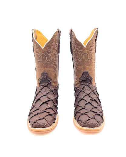 Cowboy Boot Brown Pirarucu Bass