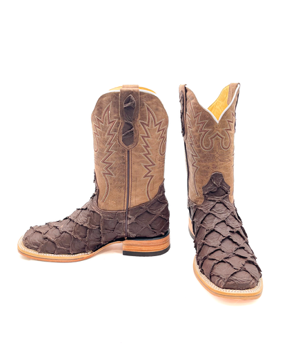Cowboy Boot Brown Pirarucu Bass