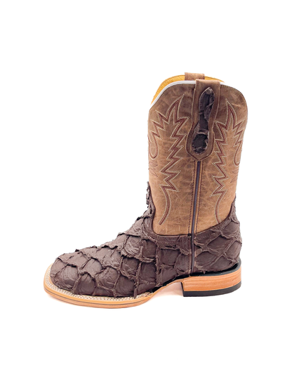Cowboy Boot Brown Pirarucu Bass