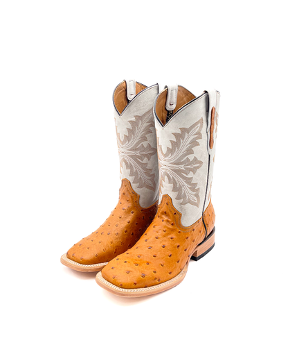 Cowboy Boot Ostrich Buttercup