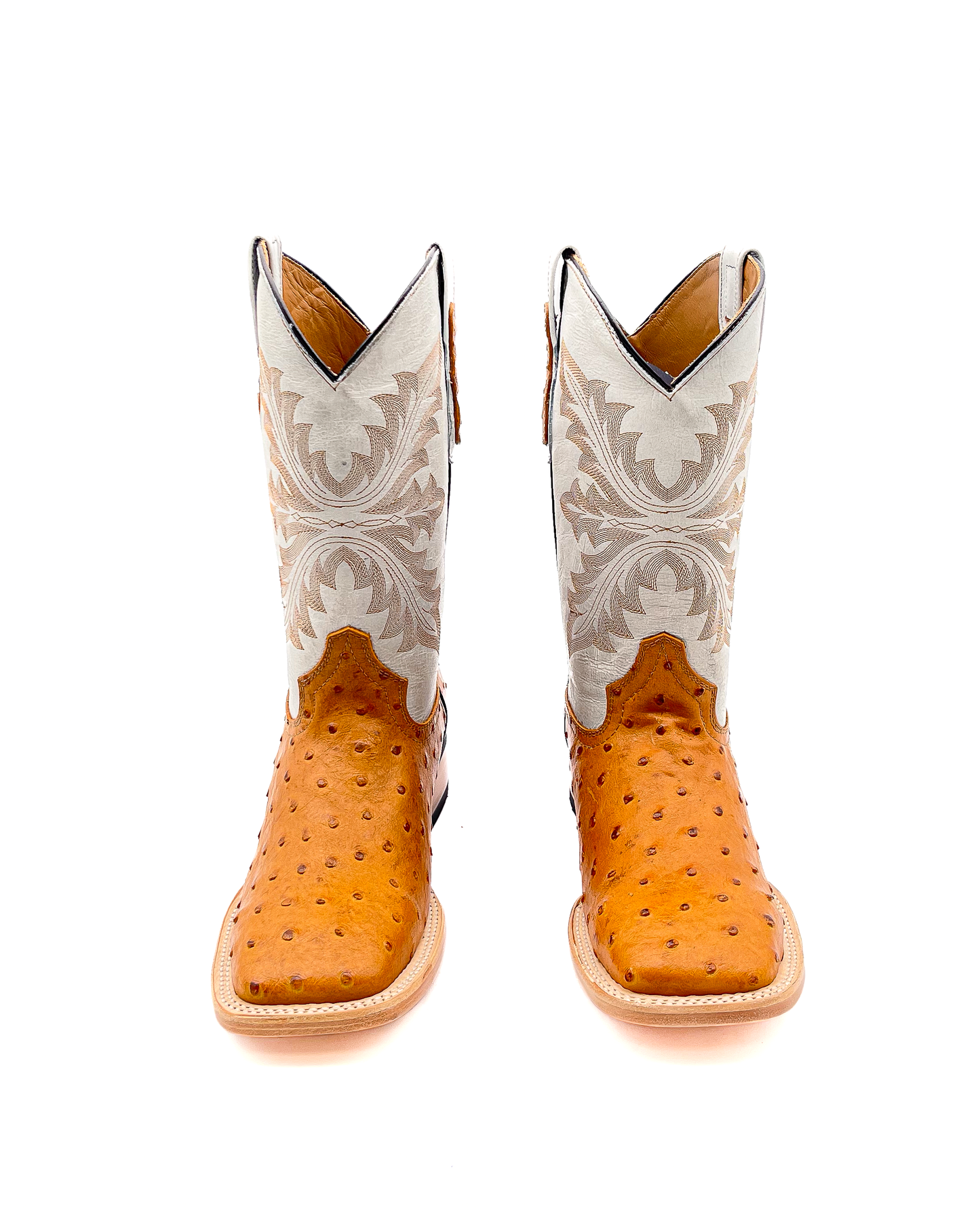 Cowboy Boot Ostrich Buttercup