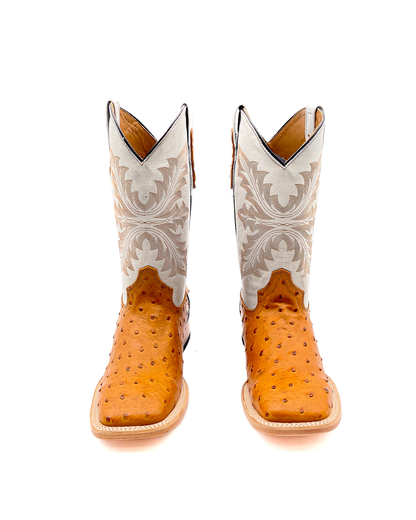 Cowboy Boot Ostrich Buttercup