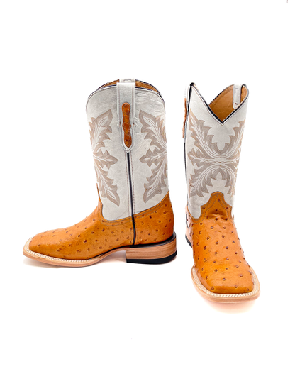 Cowboy Boot Ostrich Buttercup