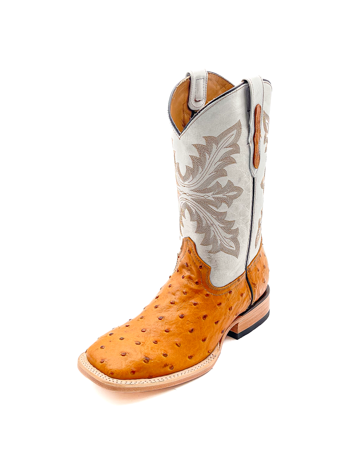Cowboy Boot Ostrich Buttercup