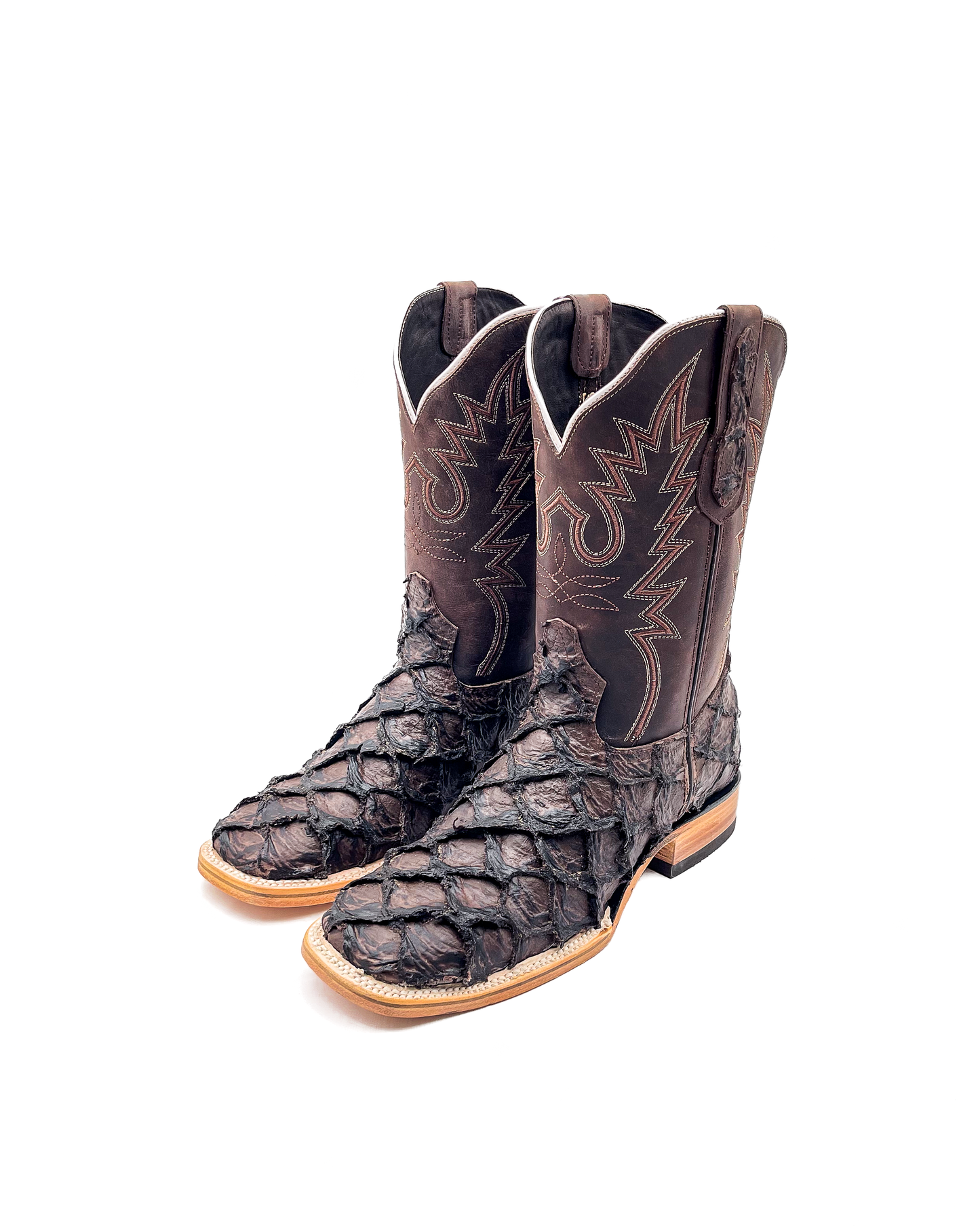 Cowboy Boot Brown Pirarucu Bass