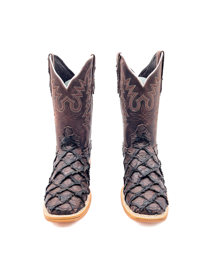 Cowboy Boot Brown Pirarucu Bass