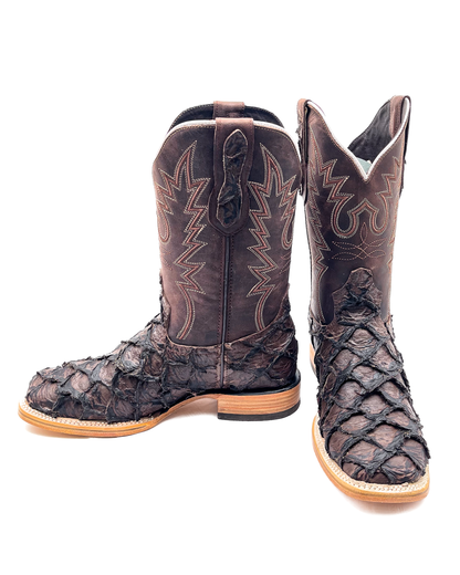 Cowboy Boot Brown Pirarucu Bass
