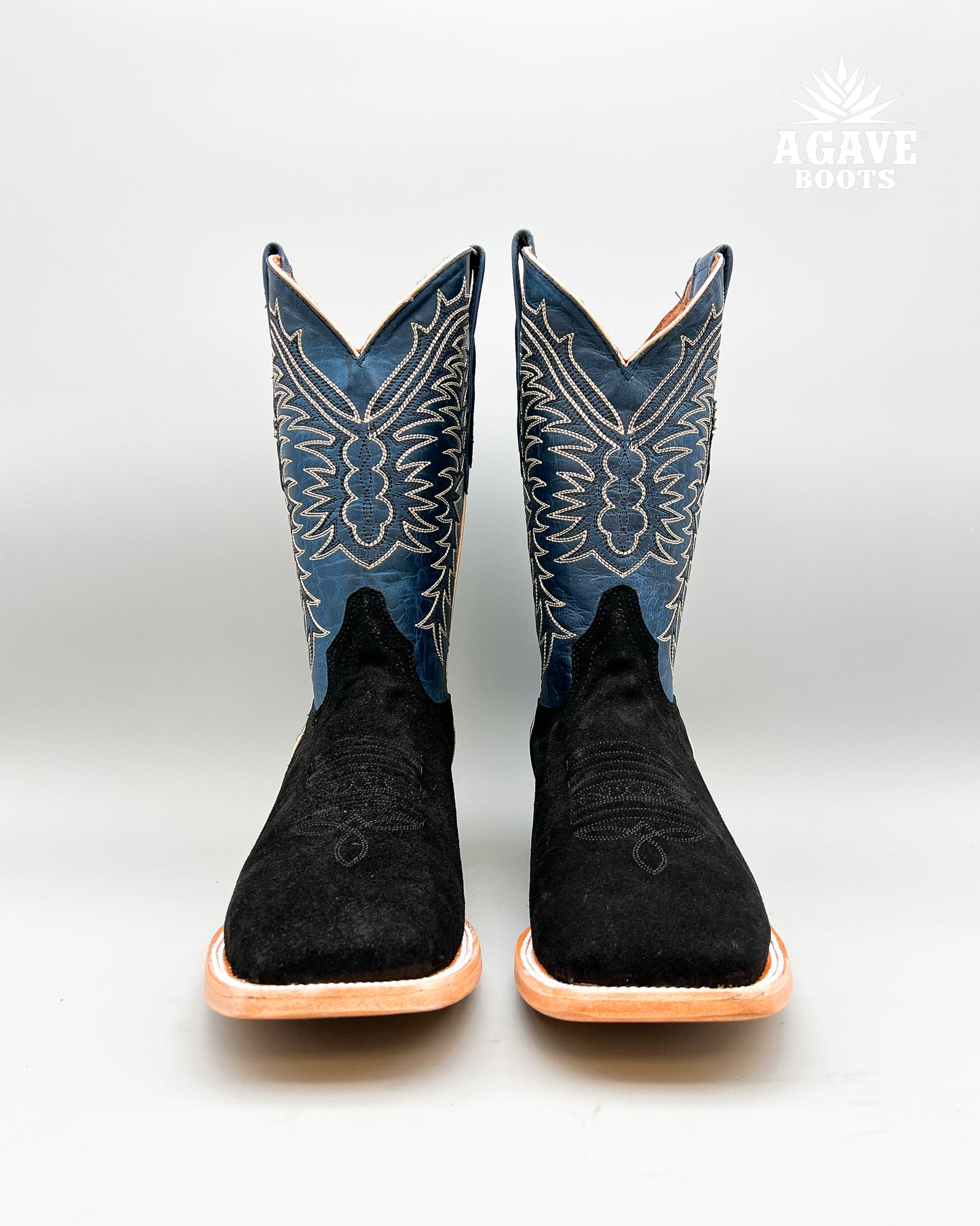 BLACK ROUGH OUT | MEN’S COWBOY BOOTS