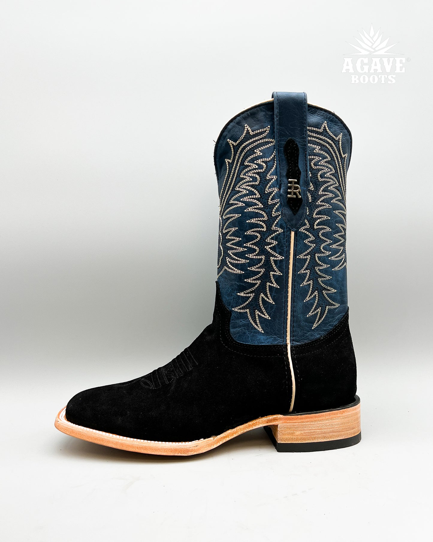 BLACK ROUGH OUT | MEN’S COWBOY BOOTS