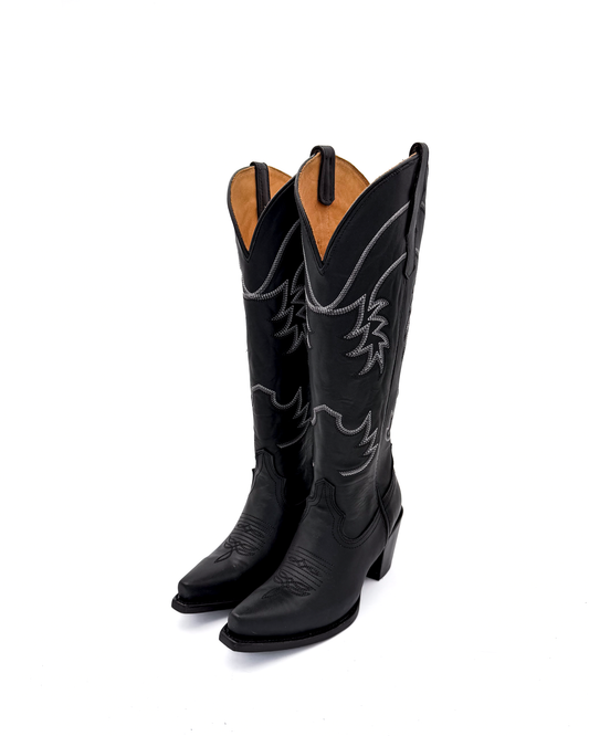 Cowboy Boot Michelle Tall Black