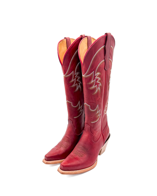 Cowboy Boot Michelle Tall Burgundy