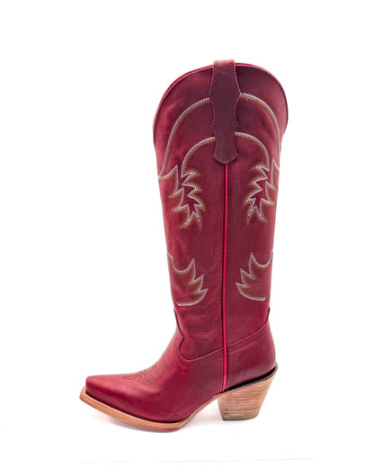 Cowboy Boot Michelle Tall Burgundy
